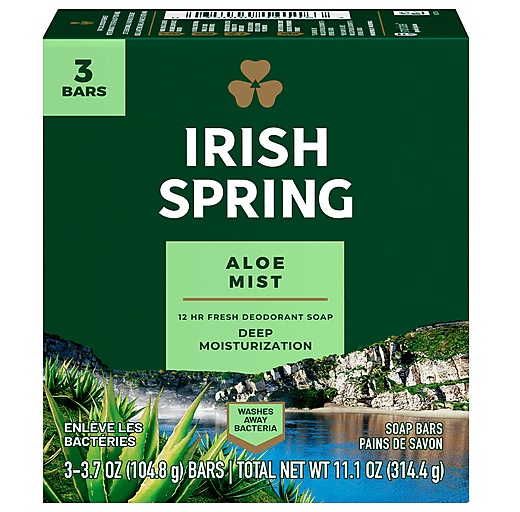 Irish Soap Aloe Mist 3 Pk