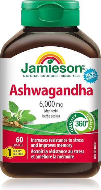 Jamieson Ashwagandha 6000mg (Dry Herb)
