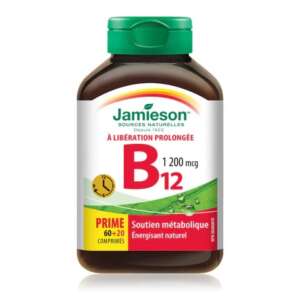 Jamieson B12 1200mcg 60+20 tablets