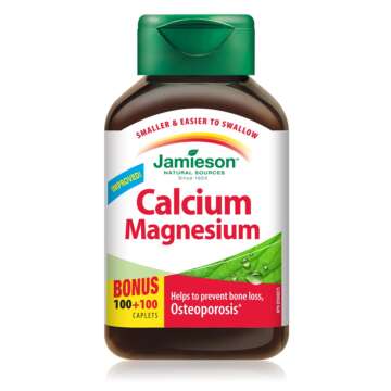 Jamieson Calcium Magnesium 100+ 100 Caplets