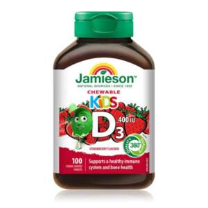 Jamieson D3 Chewable Kids 100CT Strawberry Flavour
