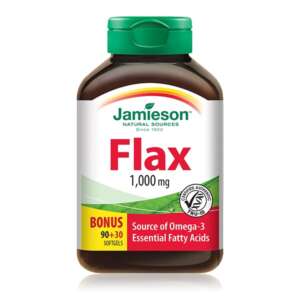 Jamieson Flax Oil 1000mg 90+30 SoftGels