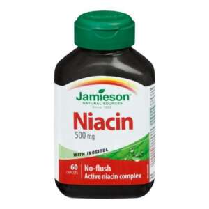 Jamieson Niacin 500mg with Inositol. 60 Caps
