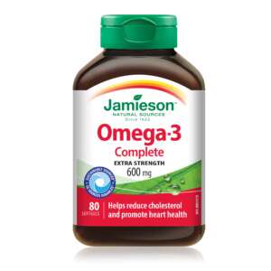 Jamieson Omega 3 Complete 600mg 80 Softgels