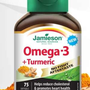 Jamieson Omega-3 Turmeric 75 Softgels