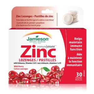 Jamieson Zinc Lozenges Wild Cherry 30CT