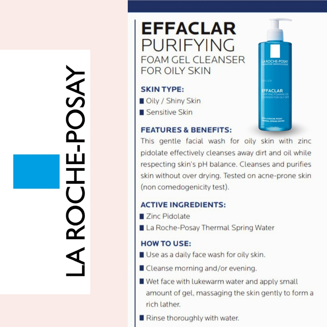 La Roche-Posay Effaclar Foaming Gel Cleanser