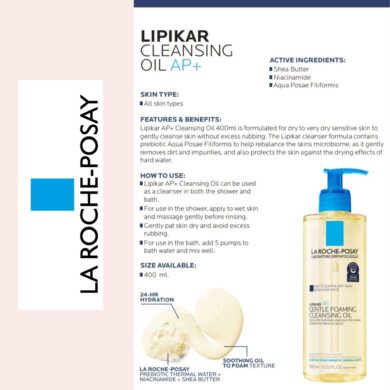 La Roche-Posay Gentle Foaming Cleansing Oil