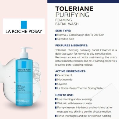 La Roche-Posay Gentle Foaming Moisturizing Wash
