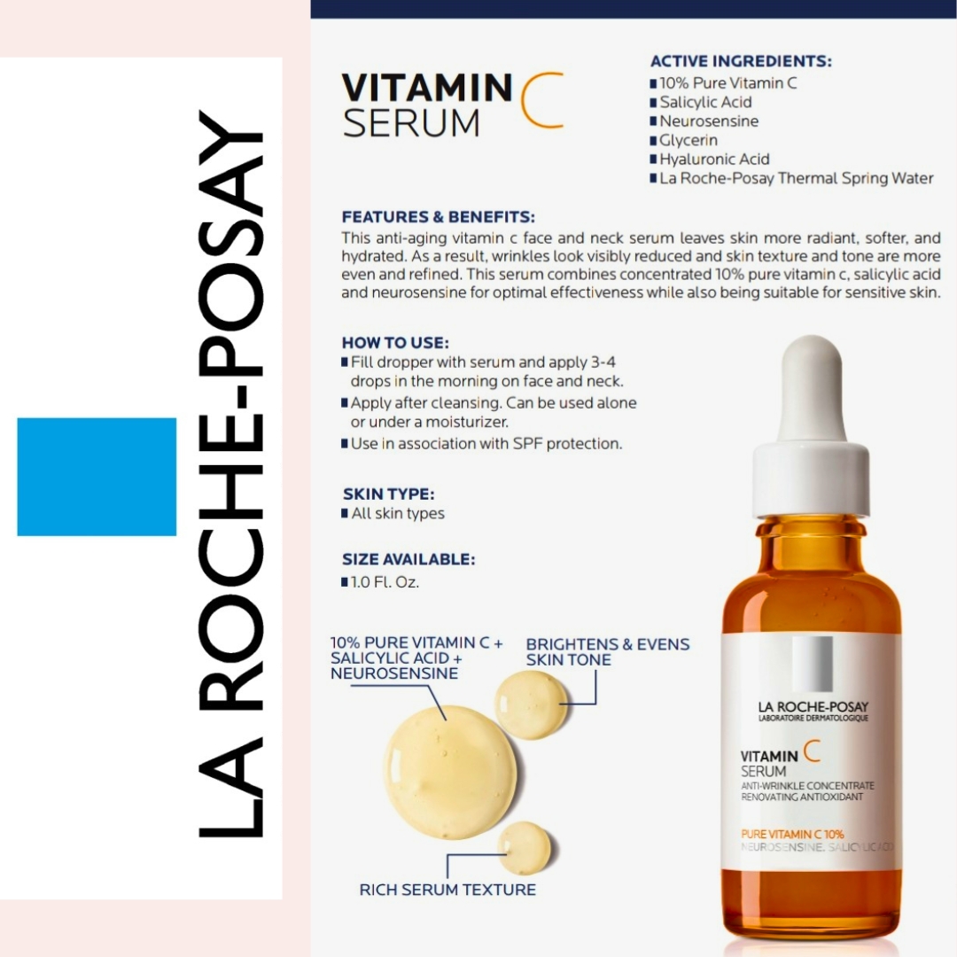 La Roche-Posay L Vitamin C Serum 1.0 fl oz