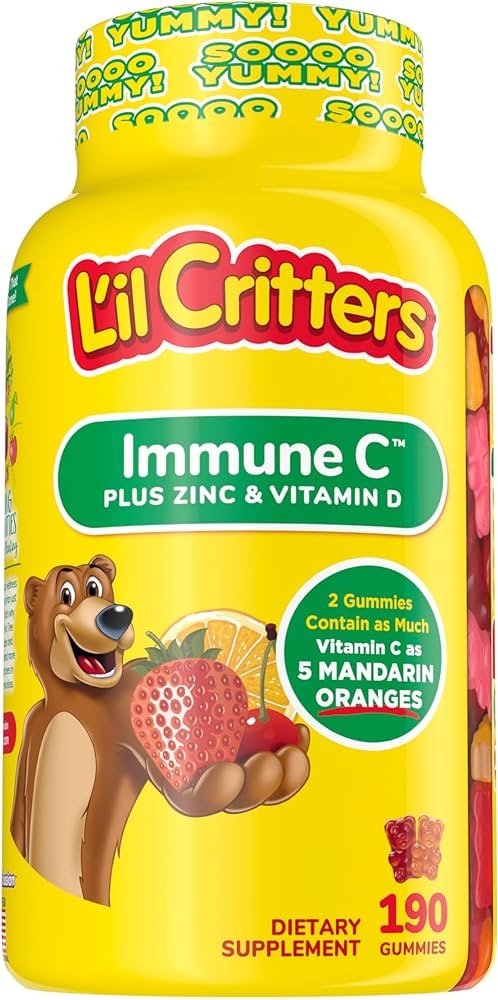 Lil' Critters Immune C + Zn+ D 60 CT