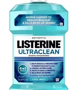 Listerine Ultraclean 1L Cool Mint
