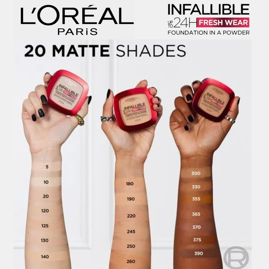L'Oreal 24H Fresh Wear Foundation in a Powder 190