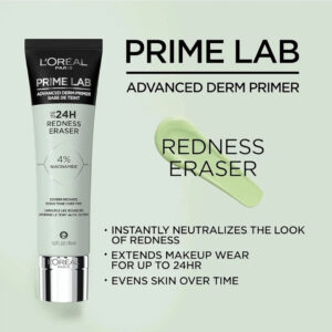 L'Oreal Paris 24hr Lab Primer Redness Eraser 1floz