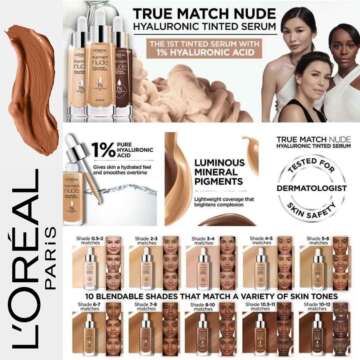 L'Oreal True Match Hyaluronic Tinted Serum 4-5