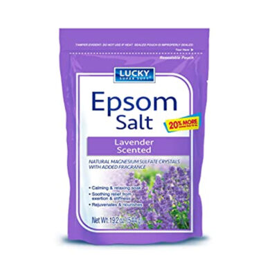 Lucky Epsom Salt Lavender16oz