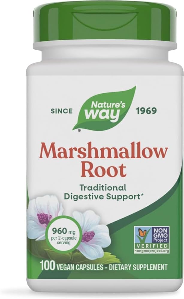 Marshmallow Root 960mg 100 Capsules