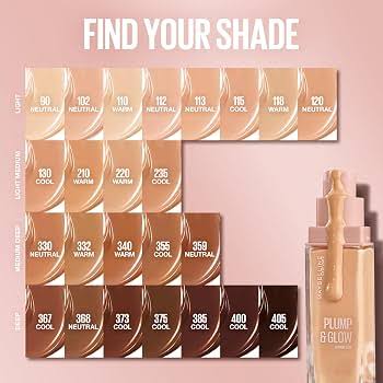 Maybelline Lifter Plump & Glow Foundation 340