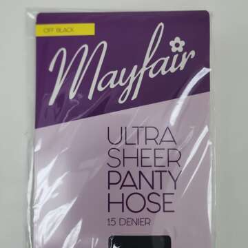 Mayfair Panty Hose One Size Off Black