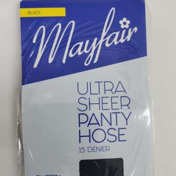 Mayfair Panty Hose Queen Size Black