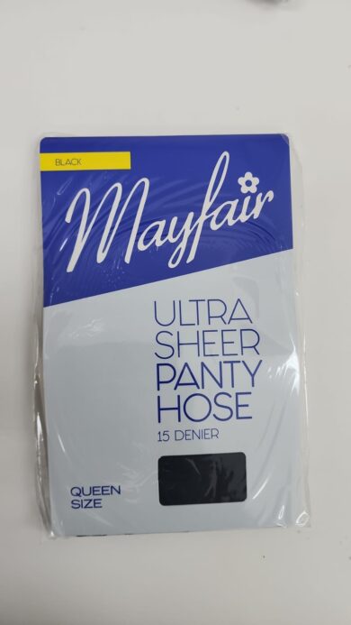 Mayfair Panty Hose Queen Size Black
