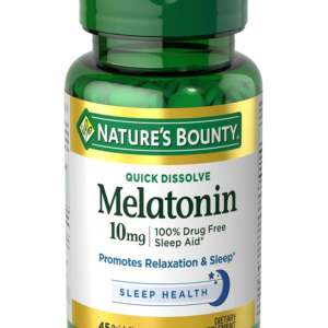 Melatonin 10mg Nature's Bounty 45 Tablets.