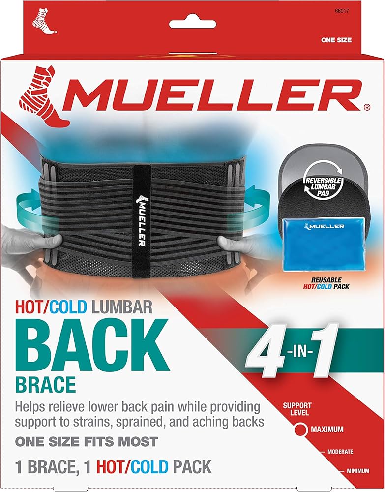 Mueller Hot/Cold Lumbar Back Brace One Size