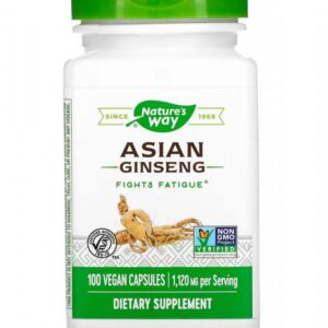 Nature Way Asian Ginseng 100 Vegan Capsules