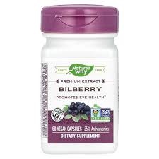 Nature Way Bilberry Premium Extract 60 Capsules