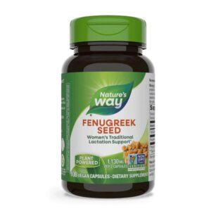 Nature Way Fenugreek Seed 100 Vegan Capsules