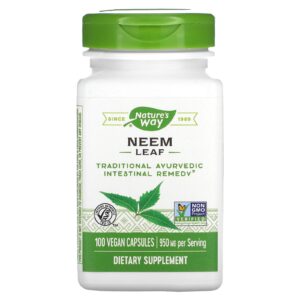 Nature Way Neem Leaf 100 Vegan Capsules