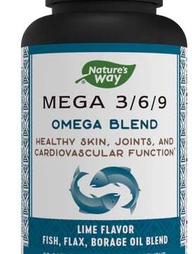 Nature Way Omega Blend 90 capsules, Lime Flavour