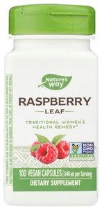 Nature Way Raspberry Leaf 100 Vegan Capsules