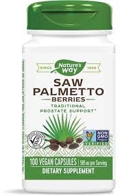 Nature Way Saw Palmetto Berries 100 Vegan Capsules