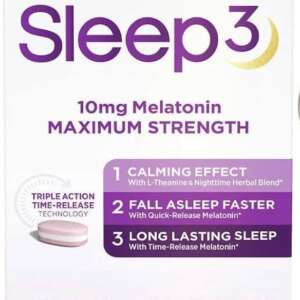 Nature's Bounty Sleep 3 Melatonin 10mg