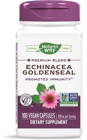 Natures Way Echinacea & Goldenseal 100 vegan caps