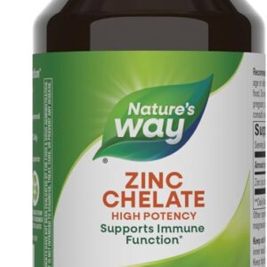 Natures Way Zinc Chealate 100ct