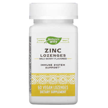 Natures Way Zinc Lozenges 60ct