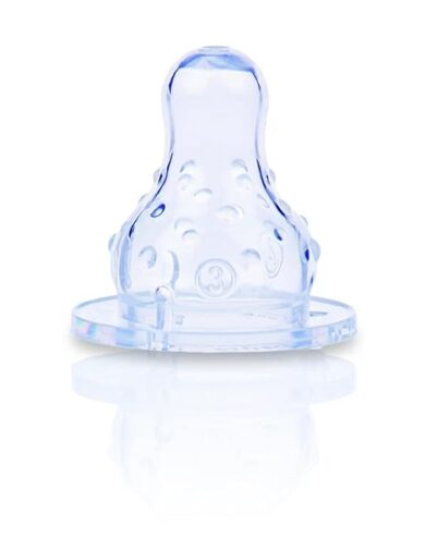 Nuby 2-Pack Three Flow Standard Neck Nipples