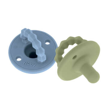 Nuby Softees Pacifiers 2pk