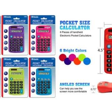 Pocket Calculator (Dual Power)