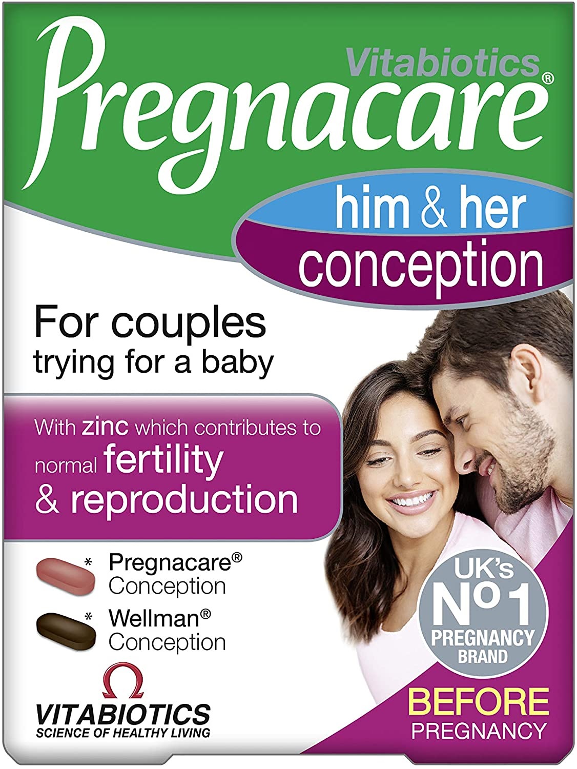 Pregnacare Him & Her 60 Tabs