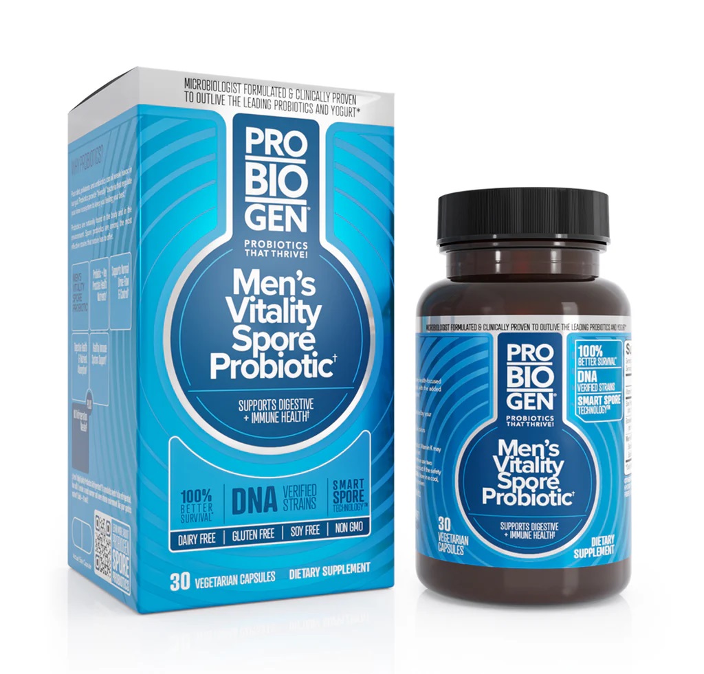 ProBioGen Men's Vitality Spore Pro-biotic. 30 Tabs