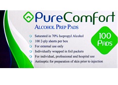 Pure Comfort alcohol pads