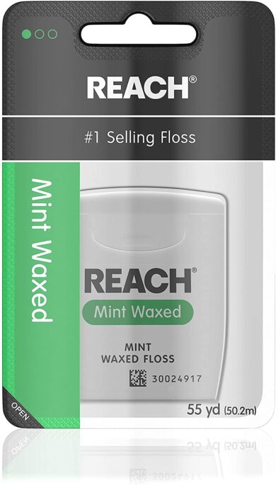 Reach Dental Floss Mint Waxed 55 Yards