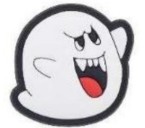Shoe Charm Ghost