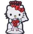 Shoe Charm HelloKitty Bride