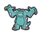 Shoe Charm MonstersINC Solomon