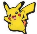 Shoe Charm Pikachu Excited