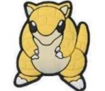 Shoe Charm Pokemon Armadillo